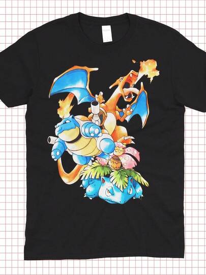 Camiseta Retro , Regalo para Gamers de , Camiseta Familiar de Algodón Elástico Estilo Vintage