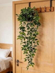 1 件仿真吊兰 | 仿真吊兰，迷你盆栽仿真植物，适合 DIY 花墙，仿真装饰/假花，可用于悬挂式花园、阳台、窗台等户外装饰，是家居、客厅、办公室、浴室装饰、婚礼和生日装饰的理想之选，也是春夏户外和庭院派对的完美小礼物装饰。 - 綠色 - 查看 6