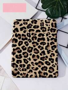 Ayotu 1pc Brown Leopard Print Tablet & Kindle E-Book Compatible With 10th Geration, 11/4th/7th/9. Inches, Compatible With Tab A9 Plus, Kindle (11th Geration-2024 Release)(6 Inch), Kindle Paperwhite 12th G 2024, Great Holiday, Stylish And Simple Pattern. . Holiday Accessories. - View 4
