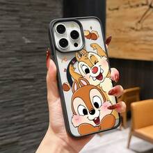 Inspired By A Minimalist "Macaron" Aesthetic, This Disney Chip 'n' Dale-Themed Phone Case Features An Exquisite And Elegant Design. The Case Is Equipped With Shock-Absorbing Bumpers For Drop Protection And Supports Magnetic Charging Functionality. Compatible With The IPhone17 Pro Max/17 Pro/17 Air/17, 16, 15, 14, 13, 12, 11 Pro Max, X, XR, And XS Max Series, As Well As The SamsungS22/23/24/25 Series, It Makes For An Ideal Holiday Gift For Friends And Family. - 藍色 - 查看 5