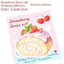 Giấy ghi chú hình bánh kem hoạt hình dễ thương, giấy ghi nhớ tự dính hình món tráng miệng Kawaii, giấy ghi chú màu hồng đáng yêu phù hợp cho bé gái, học sinh, văn phòng, đồ dùng học tập, quà tặng. - Một cỡ - Xem 9