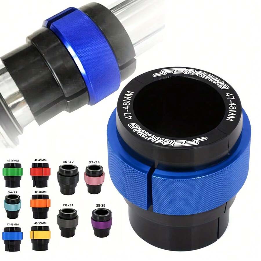 28-50mm Aluminum Alloy CNC Motorcycle Front Fork Oil Seal Driving Tool, Universal For Off-Road Vehicles And Buggies - A - View 1