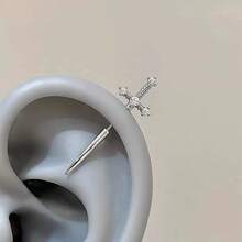 1 Pcs Excalibur Demon Sword Ear Studs, Surgical Steel Wing Helix Conch Ear Piercing Jewelry, Anti-Allergic Cartilage Earring - HY-904 - 查看 11