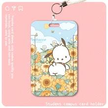 SANRIO 1个可爱证件/卡片夹，校园卡/公交卡套，卡通新款卡包 - 彩色 - 查看 12
