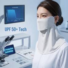 Mặt nạ chống tia UV toàn mặt và cổ mùa hè, mặt nạ uống nước, chống tia UV, khẩu trang che nắng cho nữ, mặt nạ chống nắng, mặt nạ đi xe đạp, lụa băng, kem chống nắng, vật dụng cần thiết cho những ngày hè nóng bức. - Nhiều màu - Xem 3