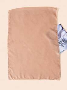 1pc Women's Lightweight Chiffon Solid Color Scarf, Versatile Shawl/Wrap, Breathable For Daily, Travel & Leisure Use, All Seasons,Beach Towel,Holiday - Khaki - View 3