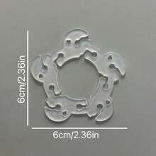 5 piezas/20 piezas/50 piezas/100 piezas Clips para globos, Conectores de marco de arco de globos, Clips de plástico reutilizables para globos con anillos multifunción, para decorar arcos de globos, bodas, cumpleaños, fiestas, San Valentín, Halloween, Navidad - Multicolor - Ver 11