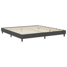 vidaXL Boxspring-Bettgestell Grau Stoff 200x200 cm - Grigio - Visualizzare 3