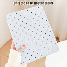 1pc 360° Rotating PU Leather Tablet Case With Pen Slot, Auto Sleep/Wake Function, Compatible With Samsung/Apple/Compatible With Honor/ And Other Popular Models, Dot Pattern, Suitable For Back To School, Valentine's Day, Holiday Gifts - Multicolor - View 11