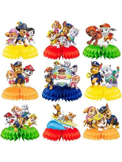 Paw Patrol 汪汪队立大功创意贴纸，日记用品，笔记本、笔记本电脑、杯子、头盔装饰，无需裁剪的小贴纸