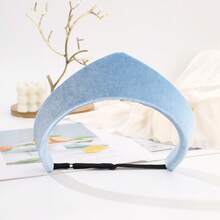 1pc Retro Fashion Triangle Elastic Headband, Women Party & Occasion Stylish Hair Accessory - Multicolor - View 9