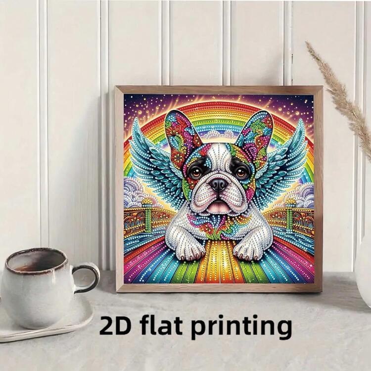 1pc Diamond Painting Kit, European Style Holiday Gift, Diamond Embroidery Craft, Create Your Own Masterpiece, Suitable For Beginners, Vintage European Minimalist Design, Desktop Or Wall Decor, 5D Full Drill - No Frame - View 3