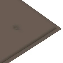 vidaXL Klappbare Gartenbank Mit Auflage 118 Cm Bambus - A - Übersicht 7