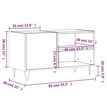 vidaXL Plattenschrank Weiß 85x38x48 Cm Holzwerkstoff - Blanco - Ver 9
