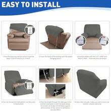 MAXIJIN - Fundas para sillas s de terciopelo de felpa de 4 piezas fundas s elásticas para grandes fundas s suaves lavables con bolsillo lateral XL color - Caqui aterciopelado - Ver 8
