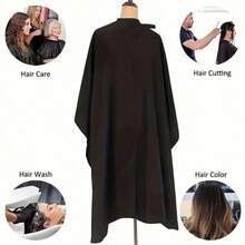 1 buah Celemek Tata Rambut Motif Kumis - Celemek Eksklusif Salon dengan Kancing Jepret dan Desain yang Dapat Diatur, Kain Poliester, Cocok untuk Tukang Cukur dan Penata Rambut, Alat Tata Rambut Penting, Produk dan Aksesori Rambut untuk Salon dan Perjalanan Kecantikan - MultiWarna - View 9