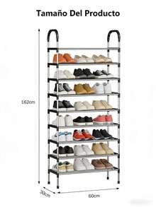 Shoe Rack Organizer 3/4/5/6 Levels - Silver - View 3