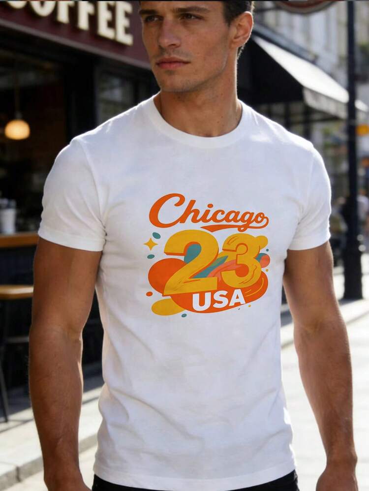 Men T-Shirts - 白色 - 查看 7