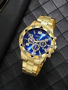 Juego de 3 relojes para hombre – Relojes de estilo empresarial versátiles, ¡perfectos para regalar! - Multicolor - Ver 4