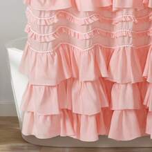 Decor Kemmy Shower Curtain 72" x 72" B - Rosa Peachy - Ver 5