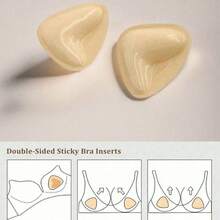 Double-Sided Adhesive Nipple Covers, Waterproof Adhesive Bra Cups, Uplift Adhesive Nipple Pasties, Suitable For Bra Lining, Breast Enhancement Products - Skin Tone 1 Pair - View 6
