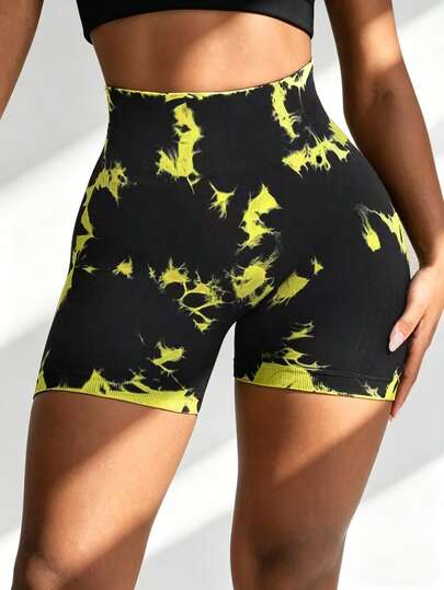 Quần short thể thao yoga cỡ lớn, phù hợp mọi mùa, màu vàng ombre không đường may, ôm sát, quần short nén co giãn 4 chiều, thích hợp cho chạy bộ, đạp xe, yoga, pickleball, tập luyện và mặc hàng ngày. Lý tưởng cho phụ nữ. Chất liệu dày dặn, độ đàn hồi cao mang lại sự thoải mái và tự do vận động. Thích hợp cho mọi mùa, có thể giặt máy hoặc giặt khô.