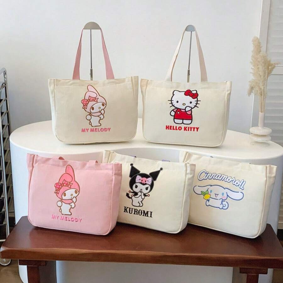 SANRIO 官方授权三丽鸥系列单肩包,可爱柔软的斜挎包,可携带个人物品 - 查看 1