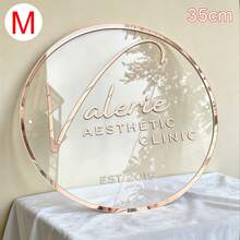 Personalized Rose Gold Transparent Acrylic Business Sign , Custom Round Sign For The Wall, Office Business Sign, Custom Logo Sign, Outdoor Business Sign, Beauty Salon Decor, Custom Boutique Logo, 3D Business Logo, Modern Sign Acrylic Sign, Custom Logo Sign, Round Acrylic Logo Sign, Business Logo Sign, Salon Sign, Sign For Business, Acrylic Business Sign - Multicolor - View 15