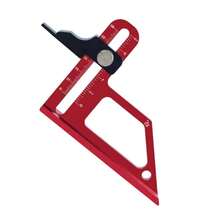 Aluminum Router Workbench Insertion Board, Aluminum Profile Fence Sliding Bracket With Oblique Angle Gauge Guide Rail, Woodworking Router Trimming Machine Flip Board, Woodworking Workbench Upgrade Version - Red - View 13