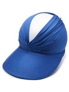 1 pezzo Cappello da sole in tessuto di poliestere tinta unita, antivento e resistente ai raggi UV, di nuova moda, versatile ed elegante, stile casual, adatto per sport all'aperto e uso quotidiano - Multicolore - Visualizzare 13