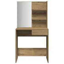 vidaXL Schminktisch Mit Spiegel Artisan-Eiche 74,5x40x141 Cm - Brown - View 4