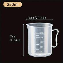 1pc Heat-Resistant Glass Measuring Cup, Clear Markings, Ergonomic Non-Slip Handle; Shock-Resistant, Durable; Suitable For Baking, Cooking, Ingredient Mixing, Essential Kitchen Tool For Home Cooking And Baking Enthusiasts - Multicolor - View 14