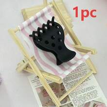 1/6个发根提升夹，适用于美发造型，适合卷发，不会留下痕迹，适合浓密自然卷发，夏季沙滩发夹，度假发夹，节日派对发夹 - 彩色 - 查看 11