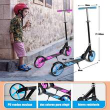 Kick Scooters, Foot Scooters - Blue - View 8