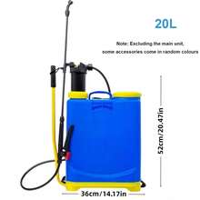 16/20L Knapsack Sprayer Backpack Pressure Manual Garden Killer Sprayers - Blue - View 9