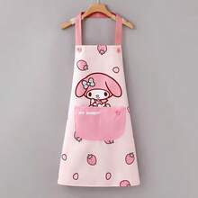SANRIO 三丽鸥Hello Kitty围裙 - 可爱粉色PVC厨房围裙，带口袋，设计光滑，适合居家烹饪、清洁，经久耐用，防污，粉色系，充满少女心 - 多色 - 查看 6