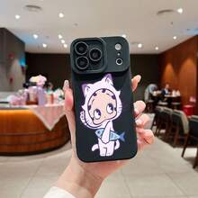 compatible with Appleおよびcompatible with Samsung Galaxyシリーズス スマホケース キャラクター  TPU素材、強化されたレンズ保護、瞳孔デザイン。 猫フードパーカー着こどもケース  11  17e 手机壳  17e 手机壳 家族、恋人、友人、そして子供たちへのプレゼントに最適です。  S22 Ultra/12 Pro/16 Pro Max/14 Plus/S24 Ultra/17 Pro Max/ 13 pro/11 Pro Max/Apple  Air/S22/12 Pro Max/17/15 Pro/S25/17 Pro/S23/17e/15 Plus/14 Pro Max/13 Pro Max/16/14/16 Plus/S23 Ultra/S24/11 Pro/15/12/16e/S25 Ultra/14 Pro/13/S25 Edge/15 Pro Max/16 Pro - ブラック - チェックする 40