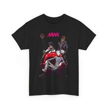 Maglietta unisex Nana Anime, T-shirt da amante del manga, maglietta grafica, abbigliamento Otaku, merchandising di band musicali anime, regalo, maglietta della band Trapnest del manga NANA, design classico del personaggio del manga, estetica retrò grunge, cotone leggero e confortevole, vestibilità unisex, adatta per tutte le stagioni, regalo perfetto per Otaku e amanti della musica - nero - Visualizzare 1