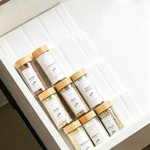 8pcs/4/1pc Acrylic Transparent Drawer Spice Organizer Boxes, Acrylic Transparent Drawer Spice Organizer Boxes, Kitchen Spice Rack Organizer And Drawer Storage, Spice Rack (Seasoning Bottles For Inside.) - Multicolor - View 4