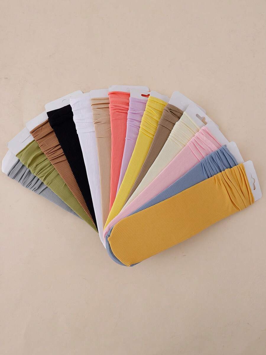 14 pares de calcetines de tobillo finos y transpirables de colores aleatorios tipo caramelo para mujeres, cómodos para uso diario/ir al trabajo, primavera/verano - Multicolor - Ver 1