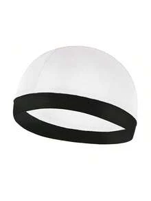 3pcs Solid Color Satin Elastic Shower Cap, Soft Breathable Hair Wrap, Sleeping Cap, Unisex Suitable For Sleeping, Shower, Sports, Hip-Hop Enthusiasts - Multicolor - View 21