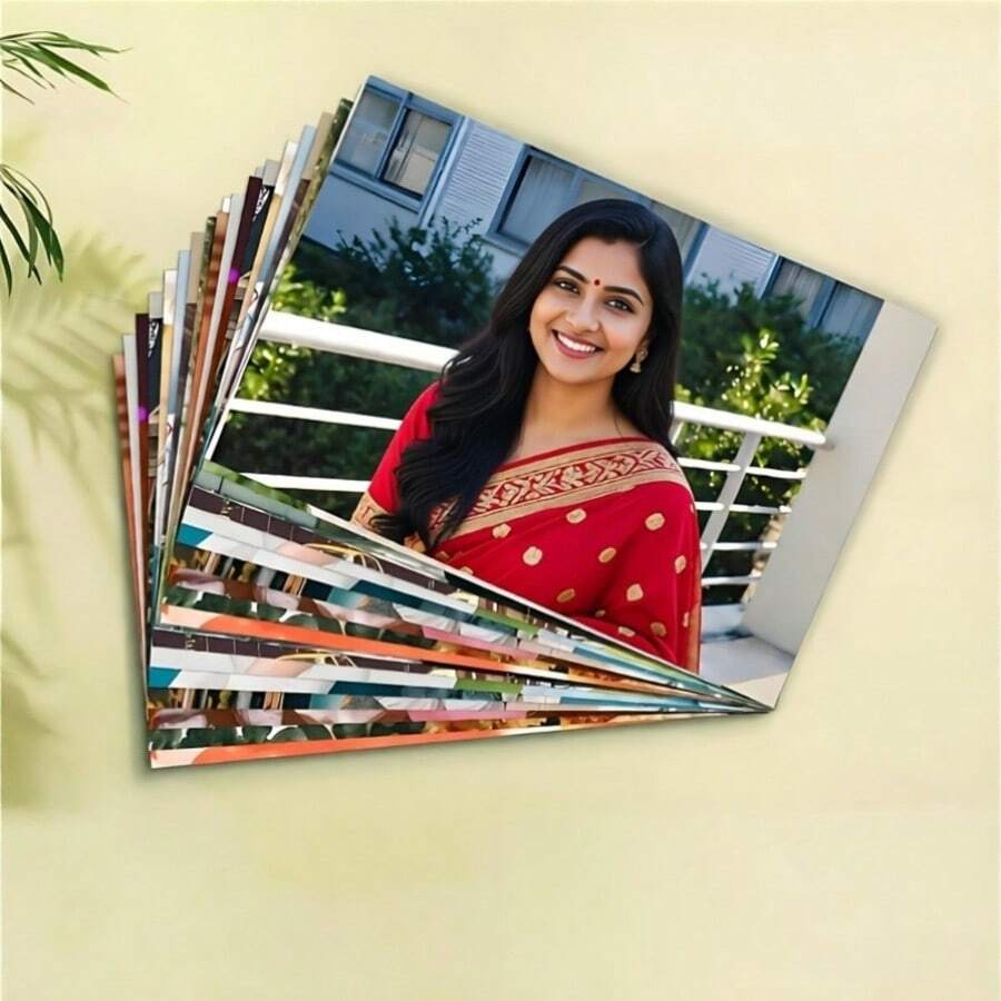 Custom Photo Printing, 10pcs/20pcs/30pcs, High Quality Printing, Holiday Photos, Couple Photos, Customized Christmas Photos - Multicolor - View 1