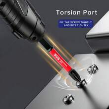 Bộ 10 mũi vít chính xác, bao gồm mũi vít dẹt và mũi vít hình sao, chiều dài mũi vít 70mm, chất liệu thép hợp kim S2 độ cứng cao, mũi vít từ tính chống mài mòn, thích hợp cho sửa chữa công nghiệp và tự làm tại nhà. - A - Xem 6