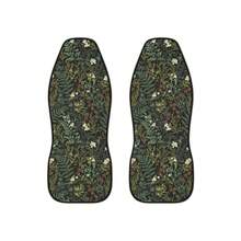 2pc Green Wildflower Car Seat Covers For Front Seats Cottagecore Car Accessories For Women, Cute Car Decor Gift - A - 查看 8