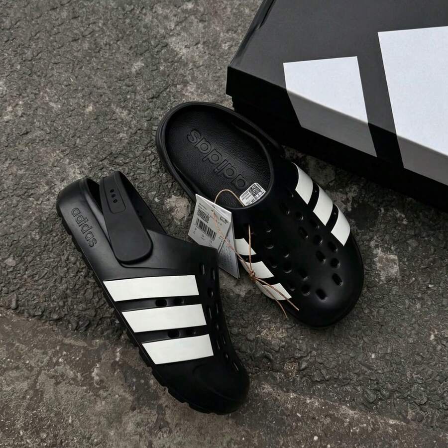 Adidas Adilette Clog 2.0  Unisex Core Black JQ8058 - Black - View 1