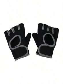Non-Slip Half Finger Fitness Gloves, With Adjustable Strap, Lightweight Fingerless Gloves, Breathable And Comfortable, Suitable For Men And Women, Applicable For Outdoor Shooting, Hunting, Climbing, Hiking, Cycling, Skiing, Basketball, Dumbbell And Other Sports, Essential Fitness Accessory,Festival,Party - A - View 8
