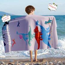 Handuk Pantai Anak yang Dipersonalisasi, Kombinasi Huruf Kustom dan Desain Pola Pantai yang Menarik, Eksklusif untuk Anak-anak, Perempuan, Laki-laki, Dewasa, Handuk Kustom Cepat Kering, Cocok untuk Pantai, Kolam Renang, Kamar Mandi, Hadiah Eksklusif - MultiWarna - View 13