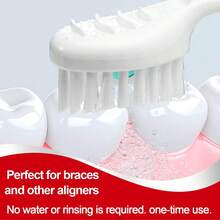 1 Box Of 20pcs Disposable Mini Travel Toothbrushes With Built-In Fresh Pearl Toothpaste, No Water Needed For Teeth Cleaning, Portable Multifunctional Oral Care - Multicolor - View 6