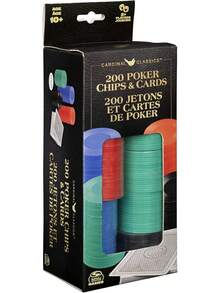 Games, Cardinal Classics, 300-Piece Poker Set With Aluminum Carrying Case & Professional Weight Chips & Poker Dice, For Ages 8+ - 200個撲克籌碼和一副撲克牌 - 查看 6