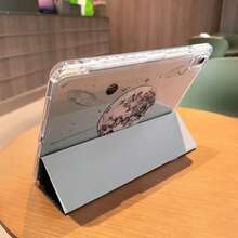 Tương thích với ốp bảo vệ máy tính bảng iPad thế hệ thứ 11, ốp A16, khóa từ tính, chức năng tự động tắt/mở màn hình thông minh, khe cắm bút cảm ứng, thiết kế gập ba, mặt lưng acrylic trong suốt cao cấp, bảo vệ toàn thân khỏi rơi vỡ, tương thích với iPad thế hệ thứ 9 10.2", thế hệ thứ 8 10.2", Air 11", thế hệ thứ 10, tương thích với Matepad 11.5S 2026/Matepad SE 11", ốp Matepad 11.5, tương thích với máy tính bảng Redmi Pad 2 11", ốp bảo vệ máy tính bảng Pad SE 11". - Trong sáng - Xem 10
